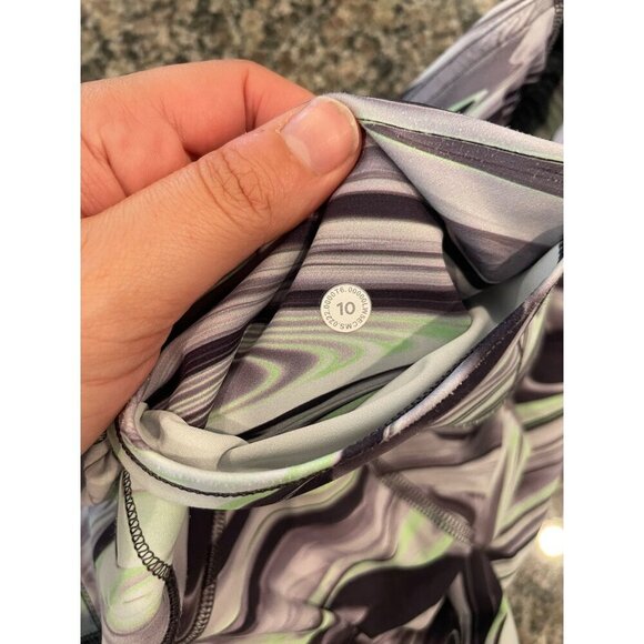 Lululemon Fast and Free High-Rise Tight 25" Paint Glide Warp Multi Size 8 - Picture 3 of 7